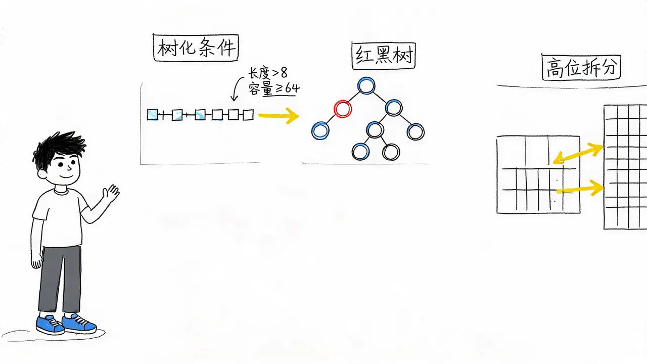 JDK 1.8 红黑树引入与扩容机制