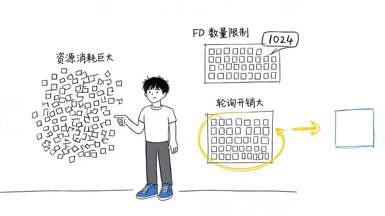 从线程模型到 I/O 多路复用的演进瓶颈