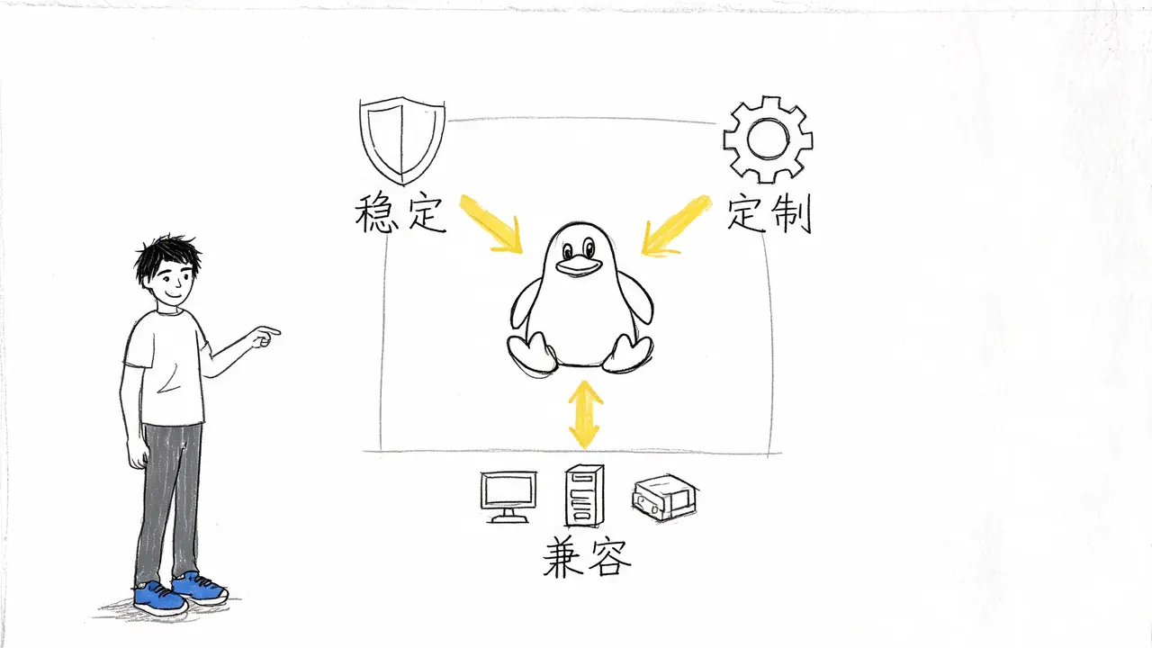 Linux的三大核心优势