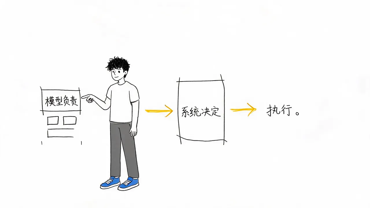 模型与系统的职责分工