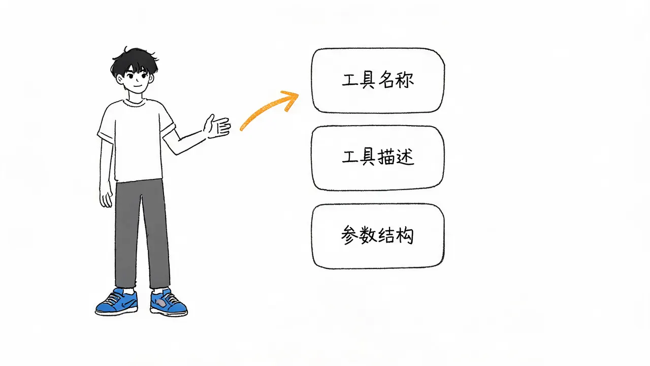 工具声明的三个核心要素