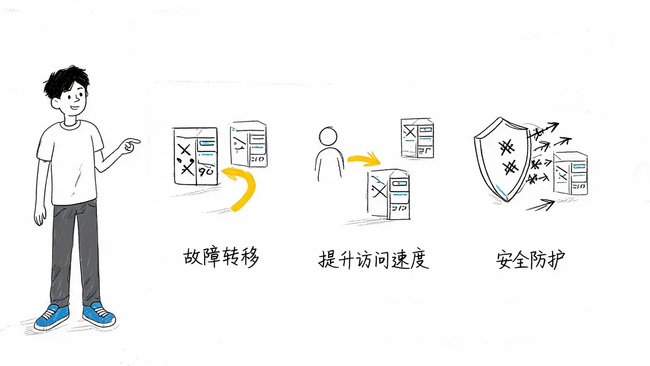 负载均衡三大核心作用