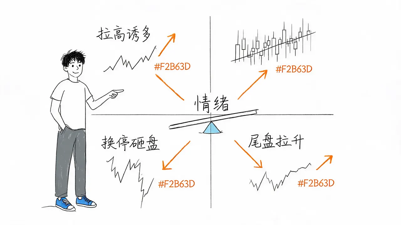 大资金四种操盘手法与情绪映射