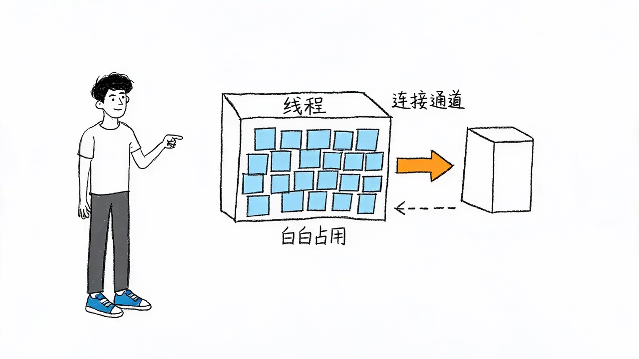 资源耗尽:上游服务的盲目等待