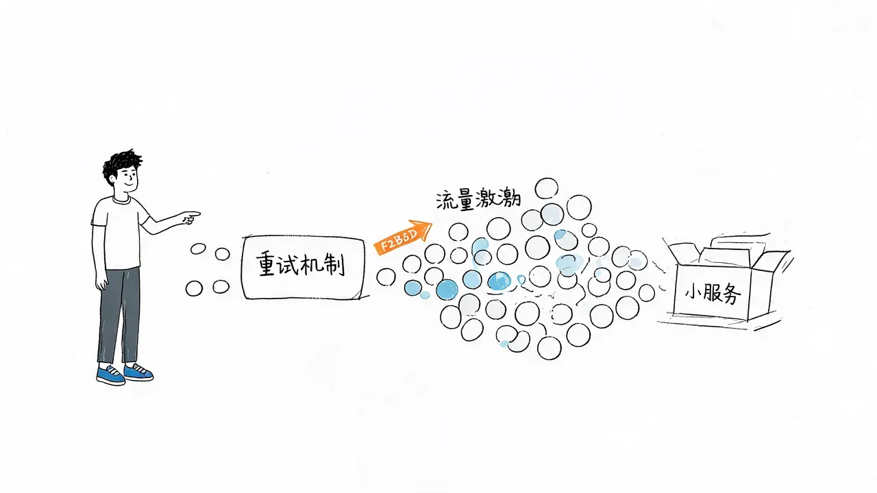 重试风暴:灾难的放大器