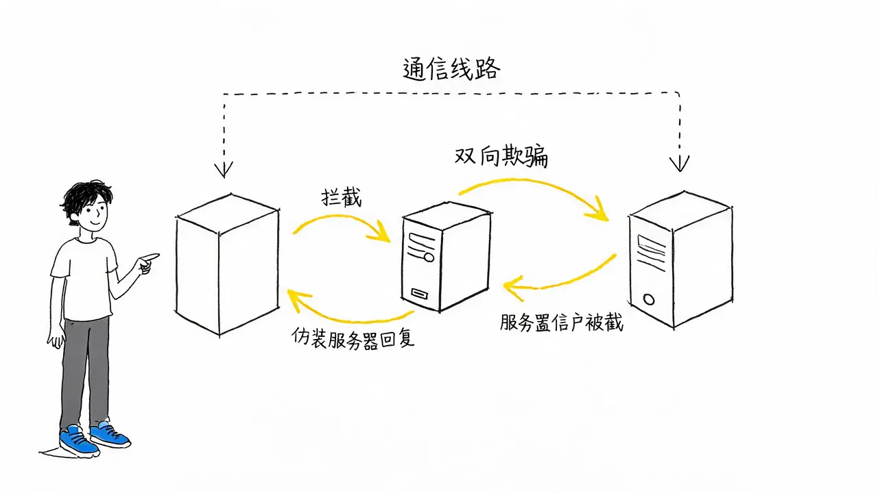中间人攻击的拦截与双向欺骗