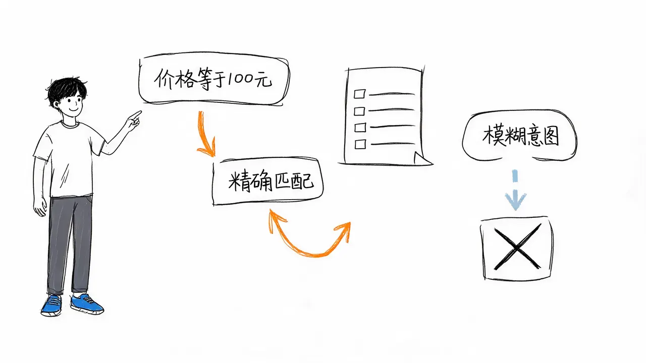 MySQL的精确匹配优势与语义理解局限
