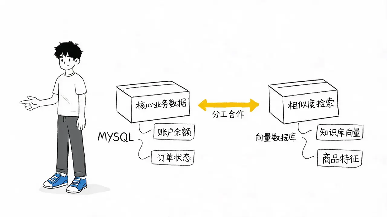 MySQL与向量数据库的分工协同