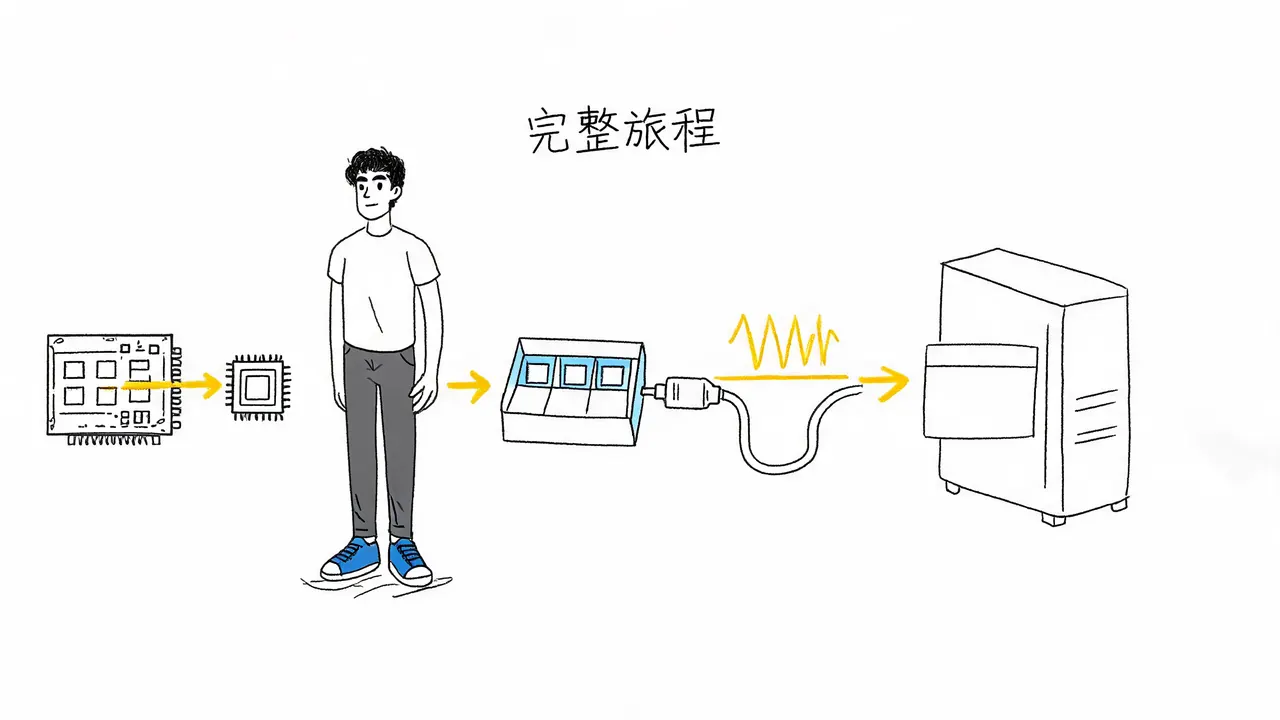 网络数据包是如何在网线中传输的？