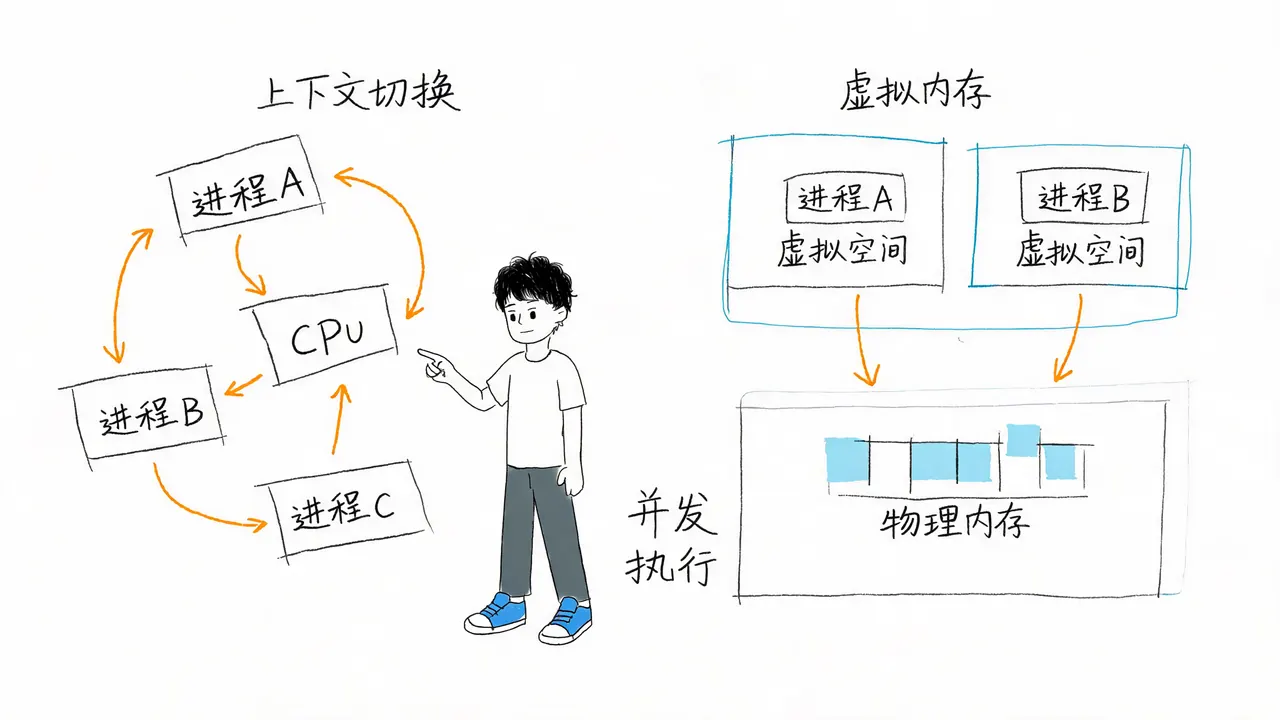 进程调度与内存管理机制