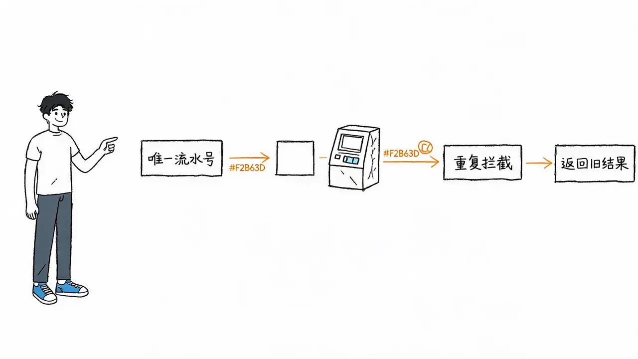 唯一流水号(幂等键)的工作流程