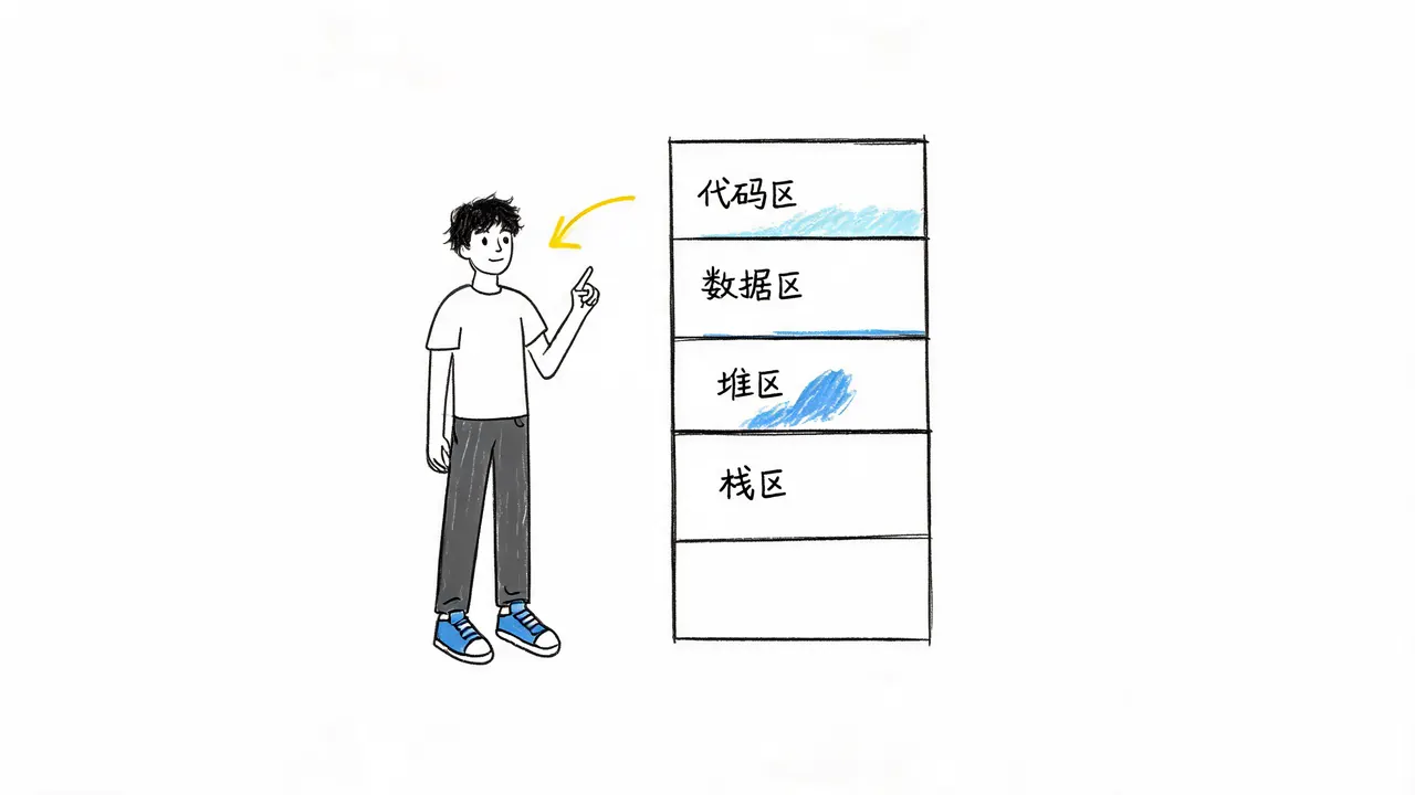 进程内存空间整体布局