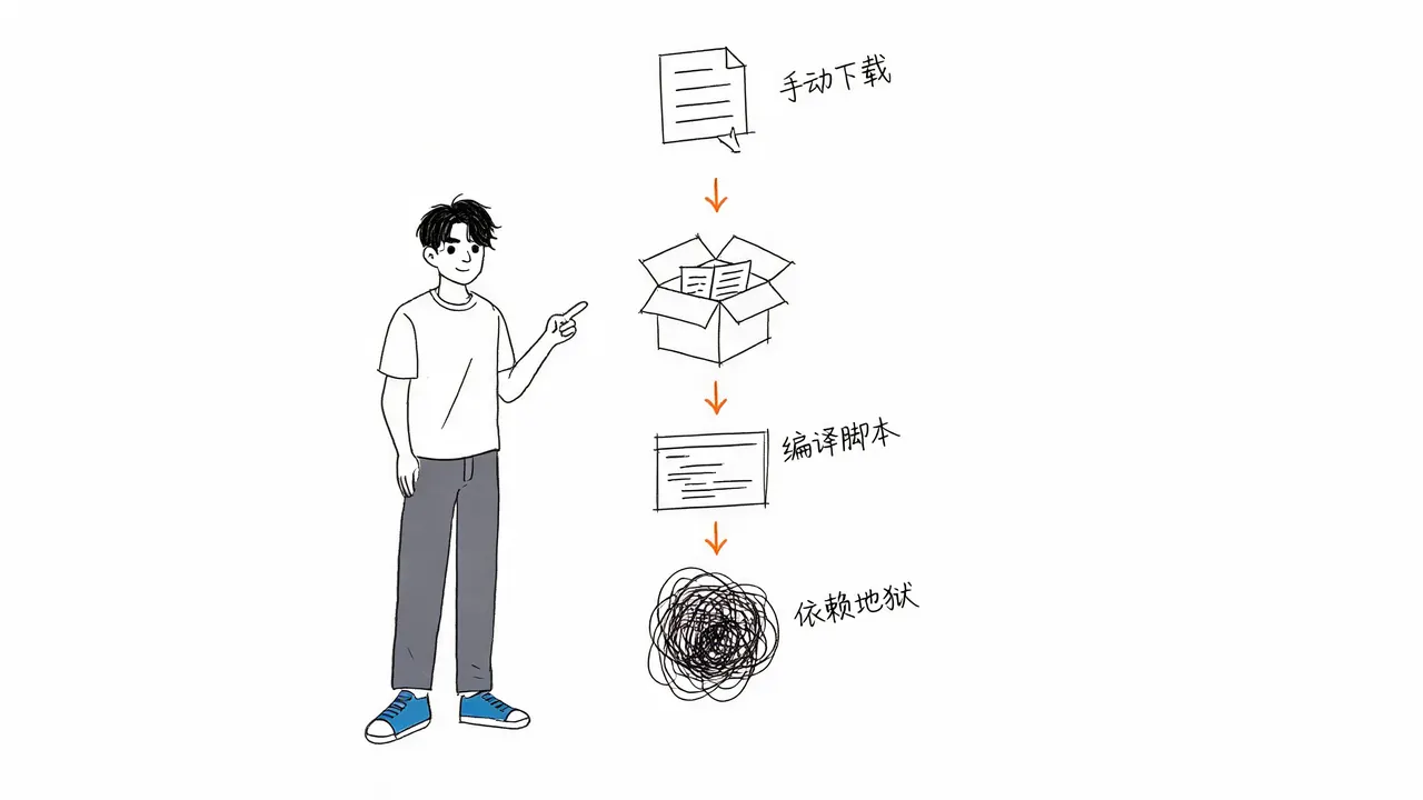 手动安装的噩梦流程