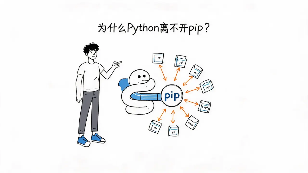 为什么Python离不开pip？解析其核心机制与生态地位