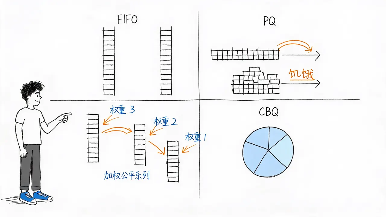 队列调度算法对比