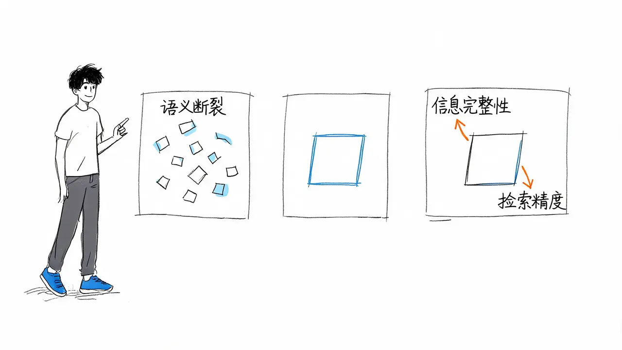 切分质量对 RAG 三大环节的影响