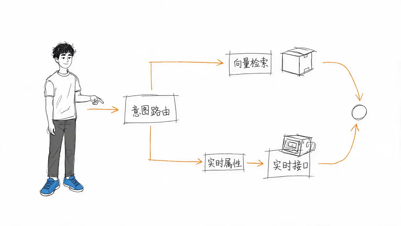 动态数据的意图路由机制