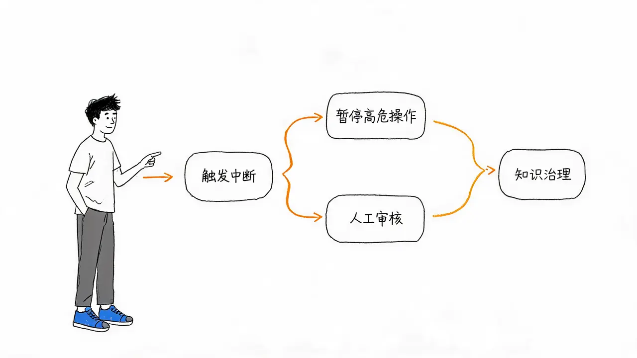 极端冲突的人工介入流程