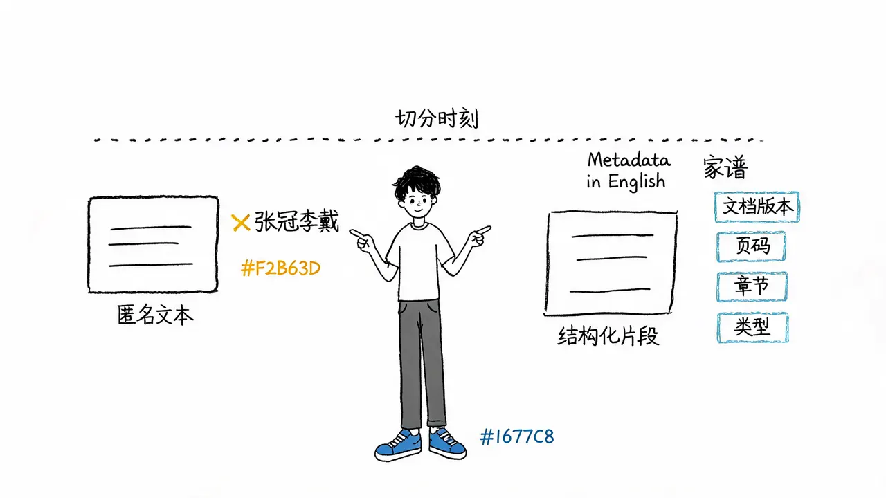 核心误区:匿名文本 vs 结构化片段