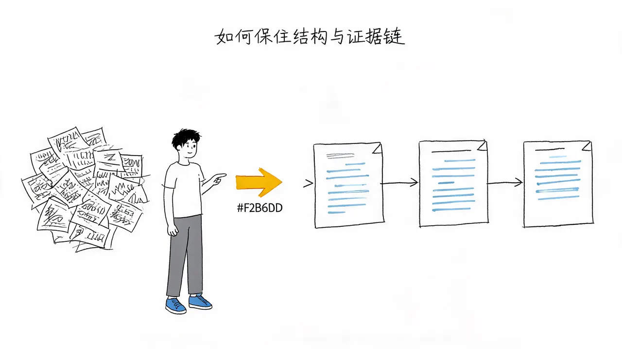 大模型 PDF 解析乱套？RAG 文档处理指南：如何保住结构与证据链