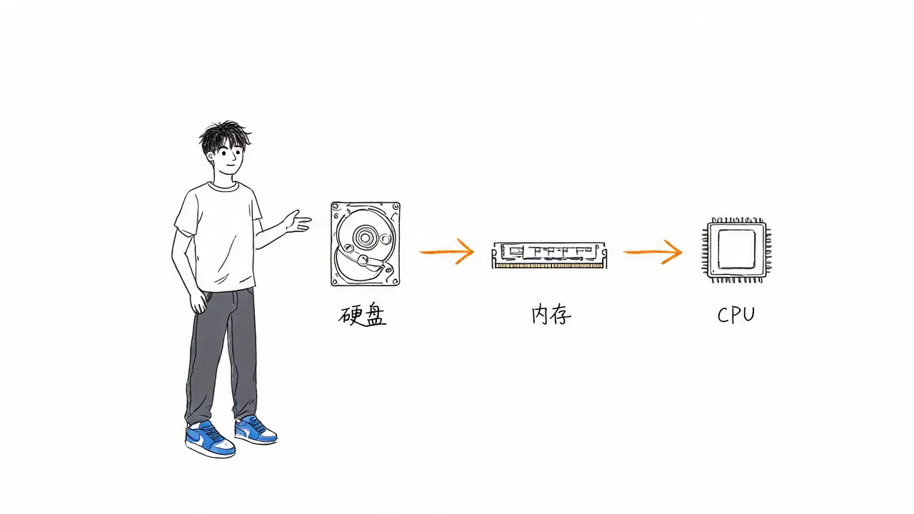 内存作为CPU工作空间