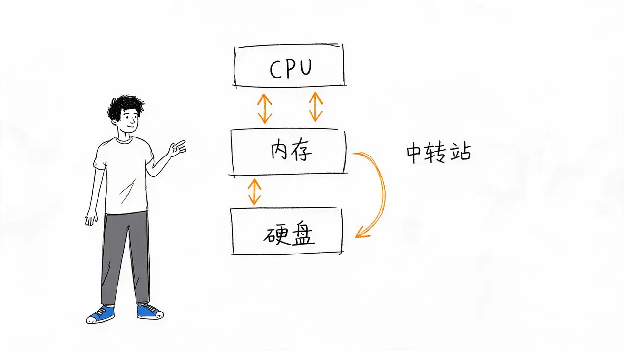 内存与硬盘速度差异