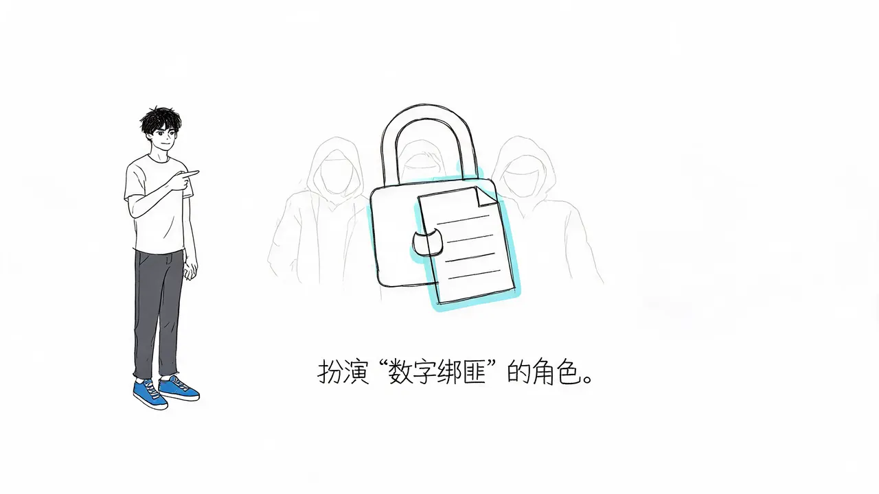 什么叫勒索病毒？揭秘数字绑匪的加密逻辑与防御真相