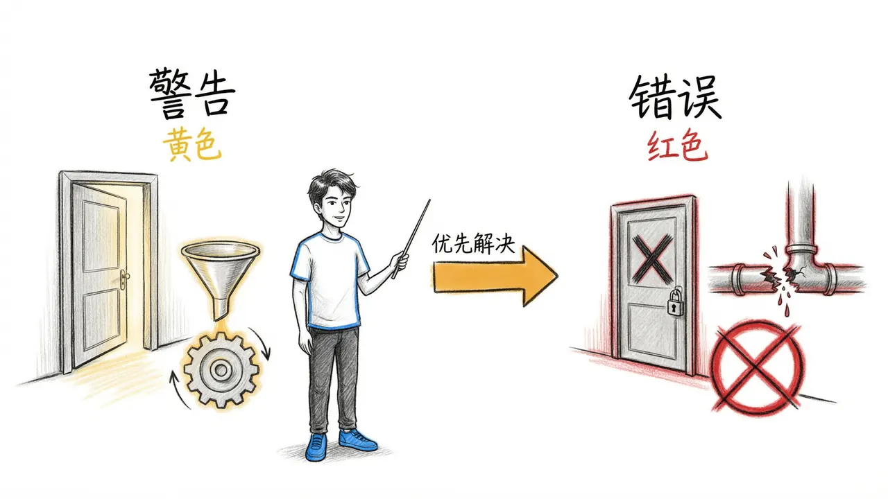 警告与错误的区别