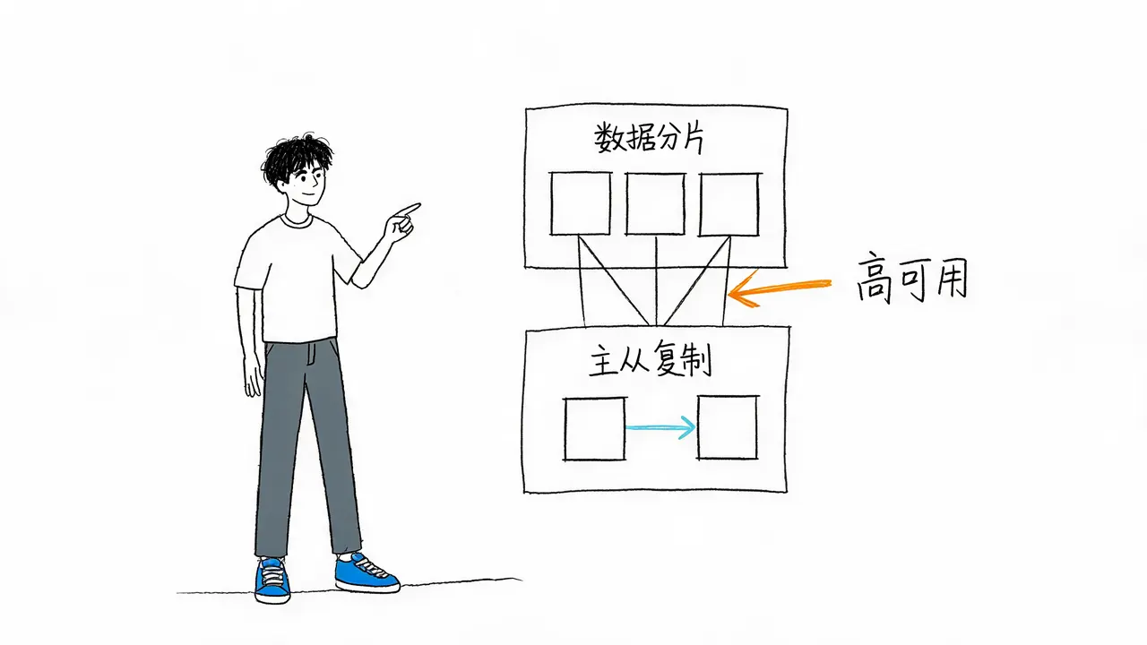 集群与主从复制的关系