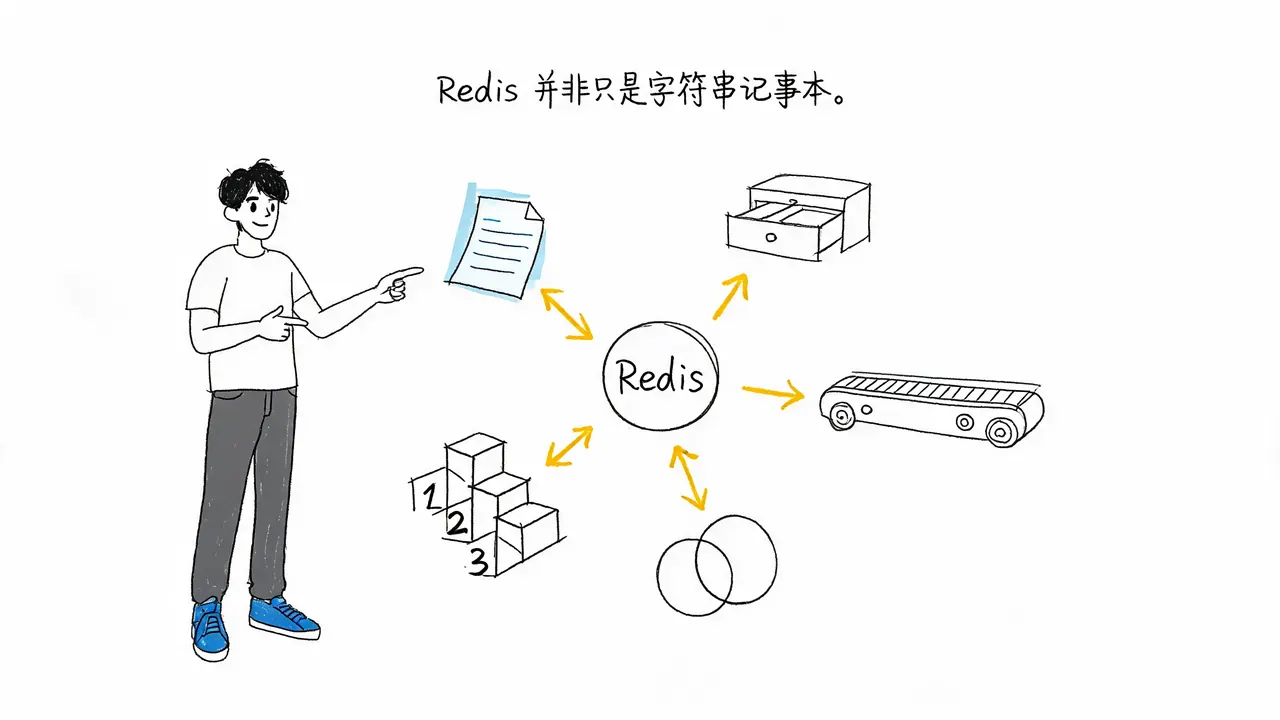 Redis 五种核心数据类型详解：从 String 到 ZSet 的业务场景与选型指南