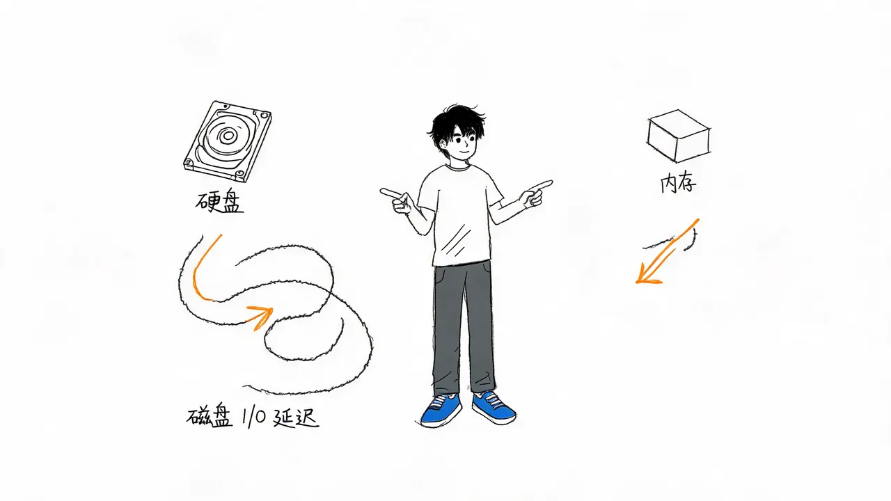 内存存储 vs 磁盘存储