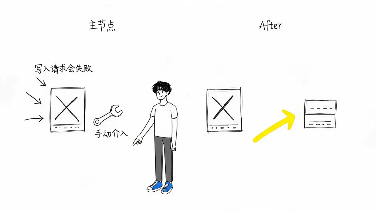 Master-Slave Replication Limitation