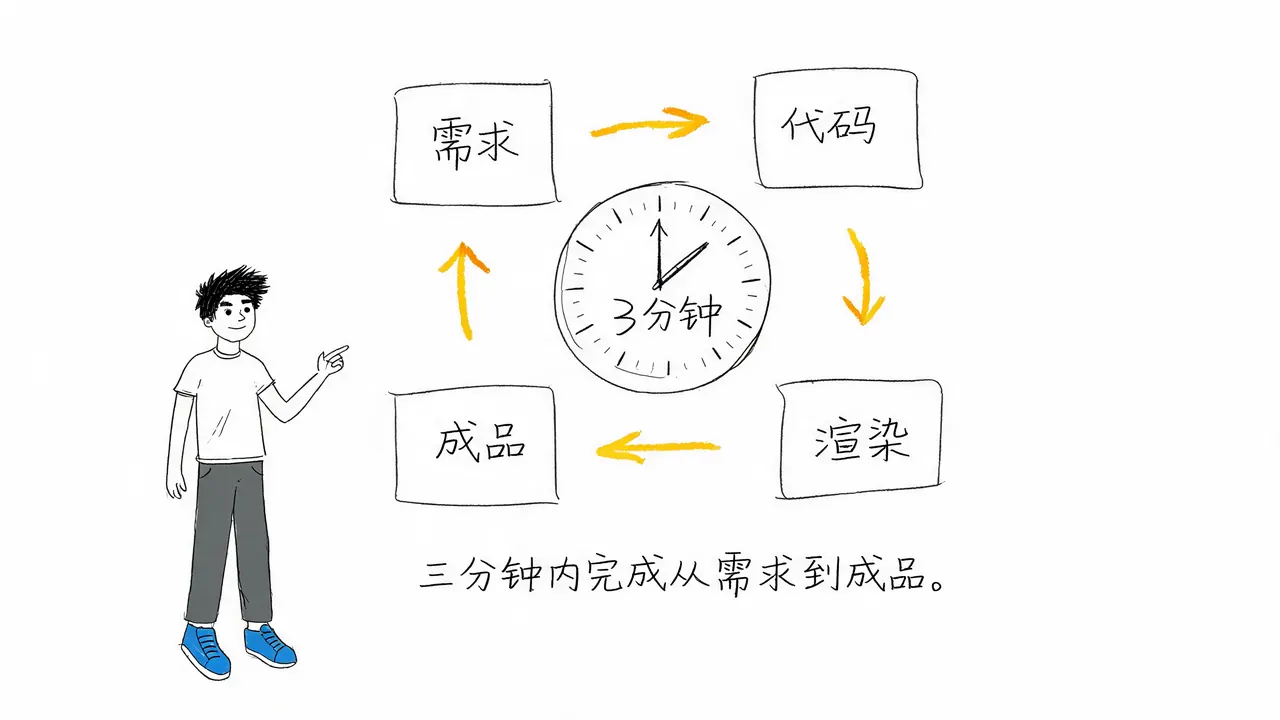 用豆包+Remotion，三分钟生成百万博主同款3D动画
