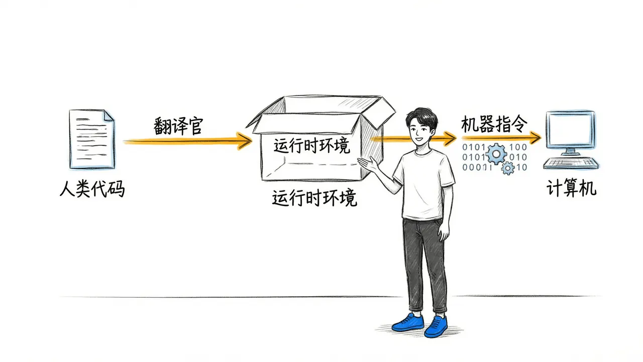 Runtime Environment as a Translator