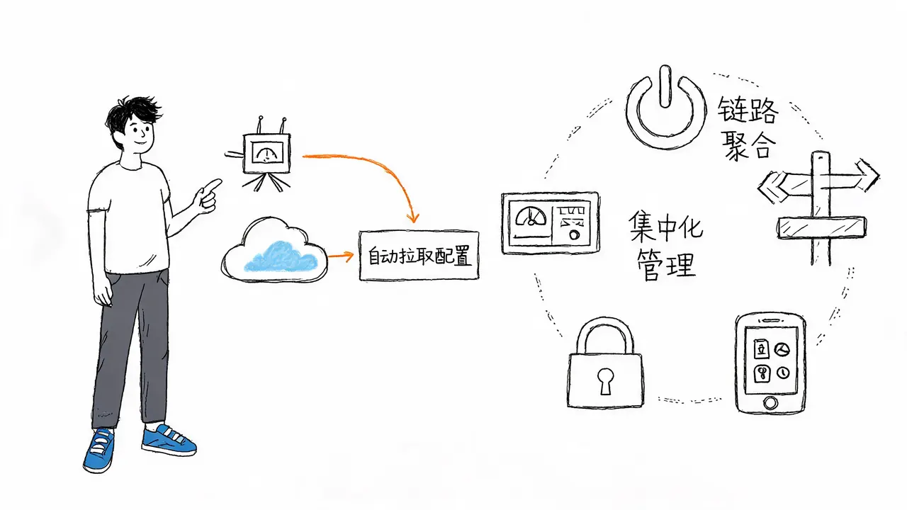 零接触部署流程与六大核心能力