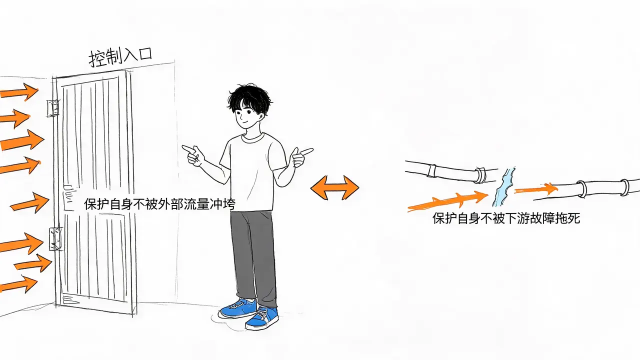 限流与熔断的分工对比