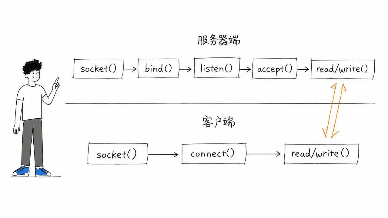Socket 编程的标准流程