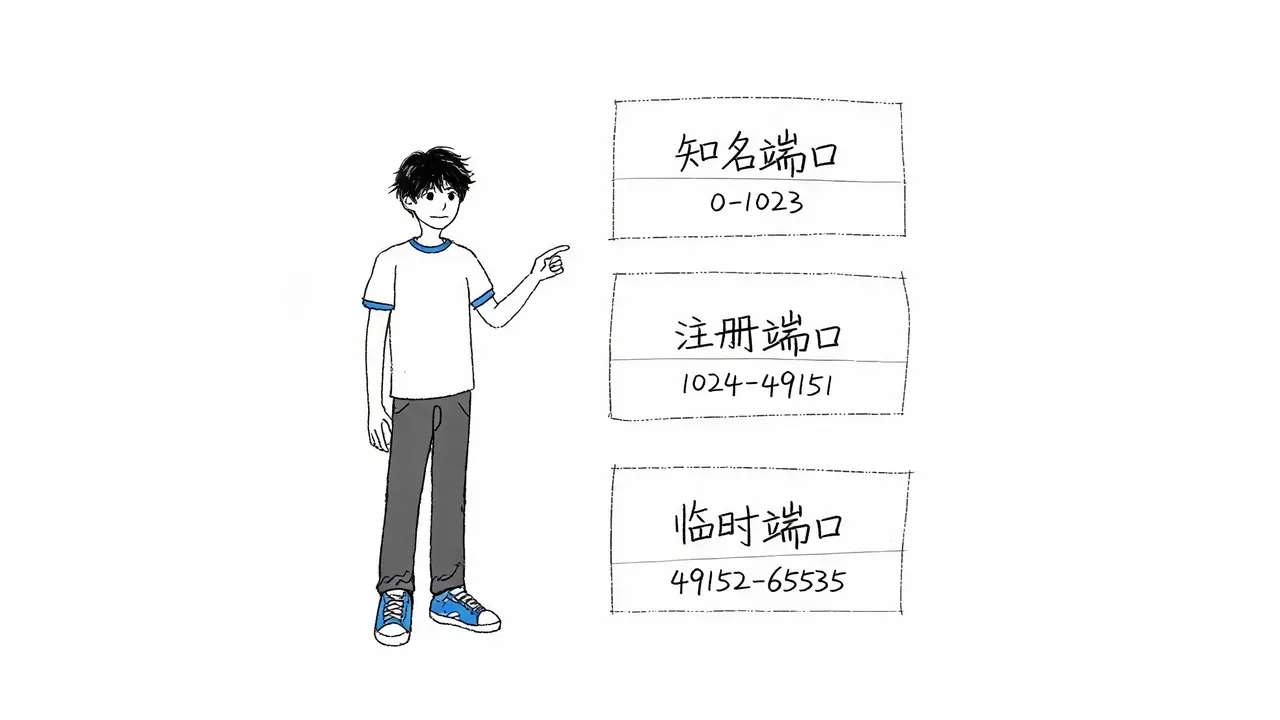端口编号范围与分类