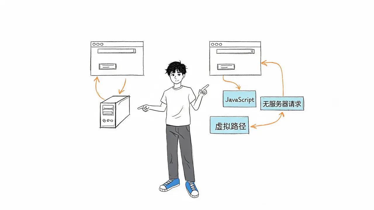 MPA 与 SPA 路由机制对比