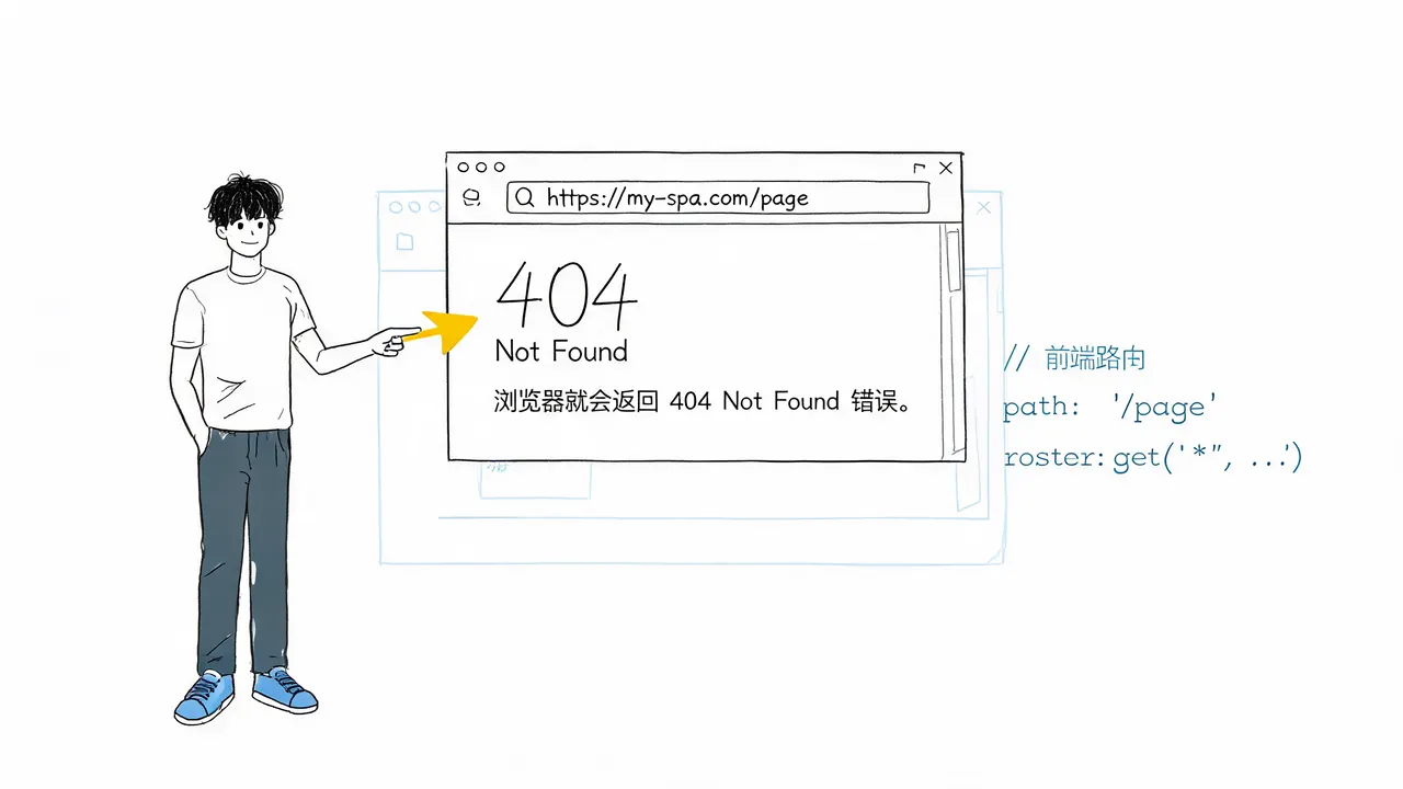 页面跳转正常但刷新报404？详解前端路由与服务器的关系