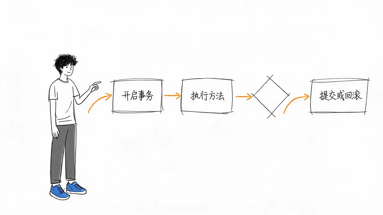 AOP动态代理事务工作流程