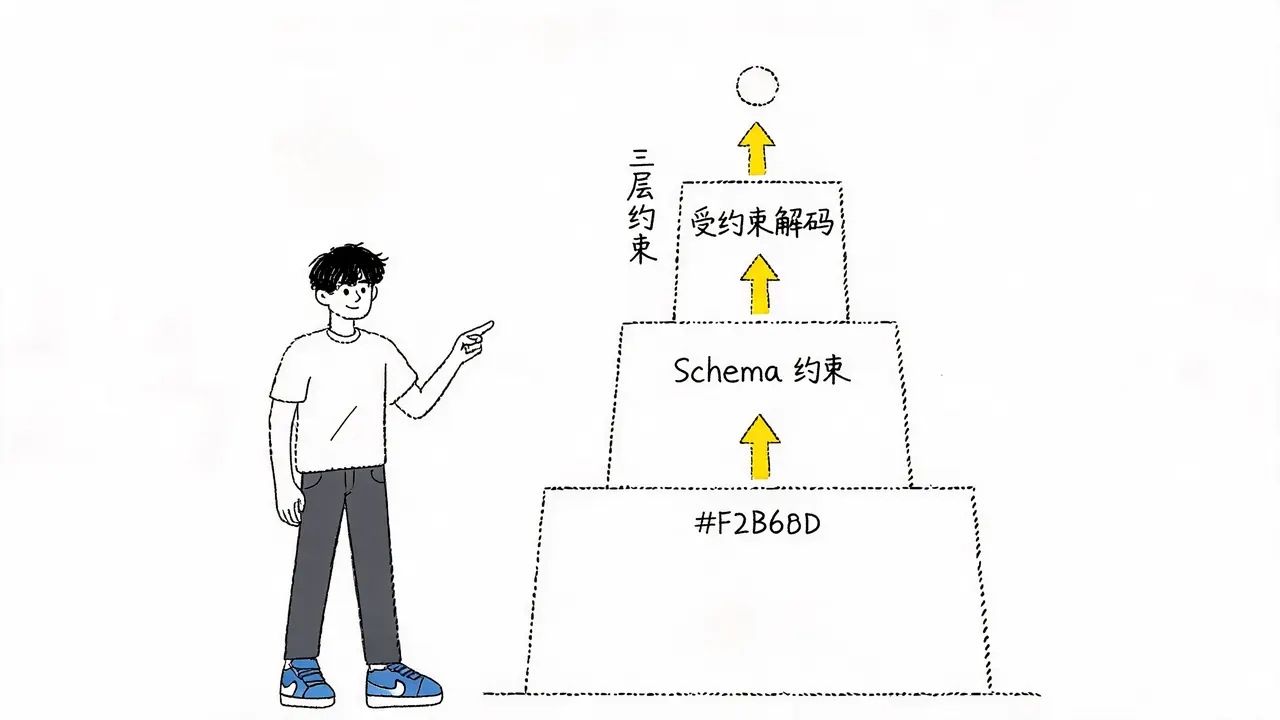实现稳定JSON输出的三层约束体系