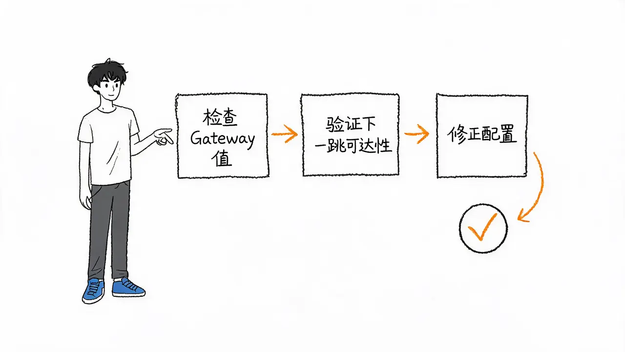 Gateway 配置错误排查路径