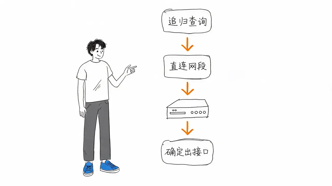 下一跳IP的递归查询流程