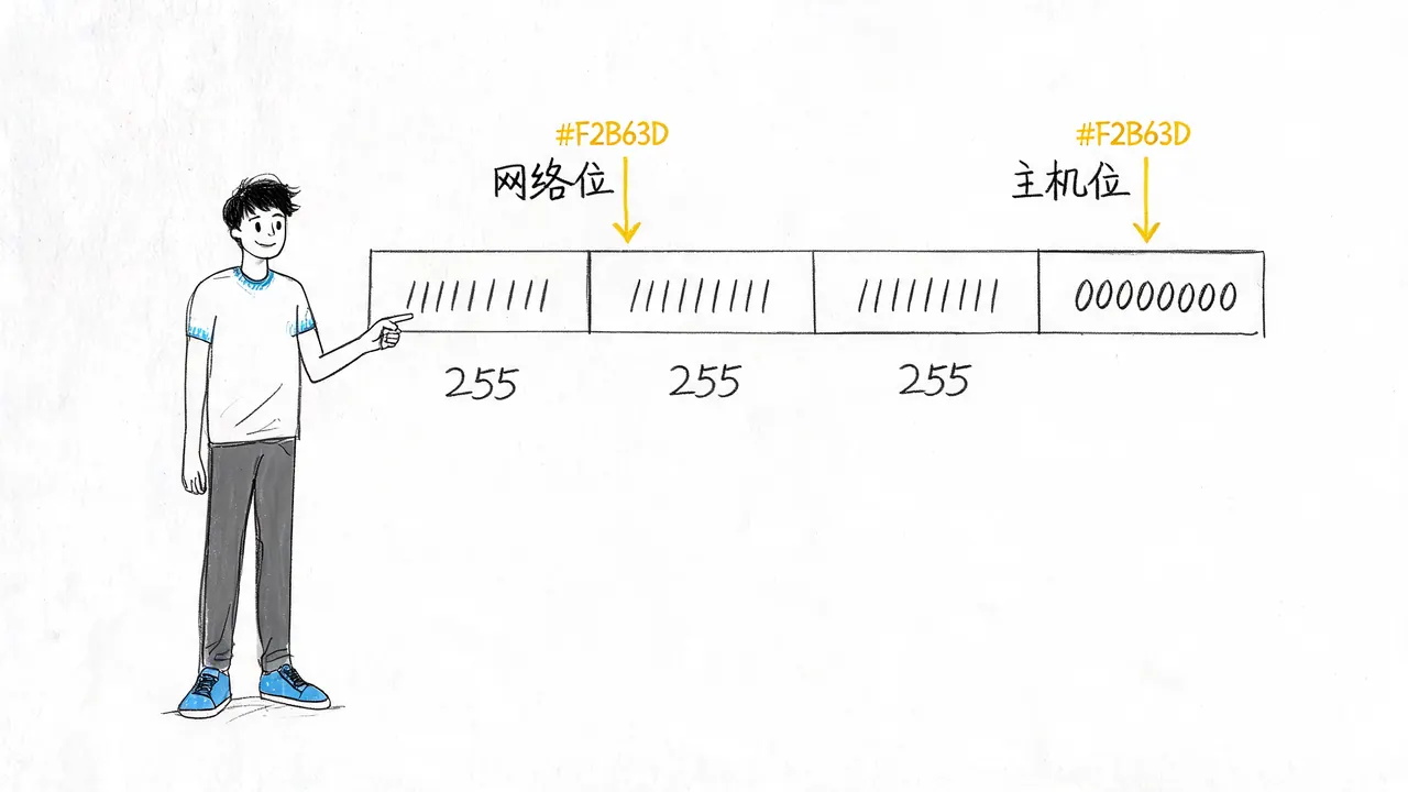 子网掩码的二进制组成