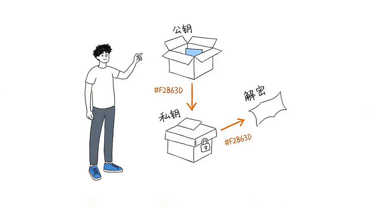 非对称加密的公私钥配对原理