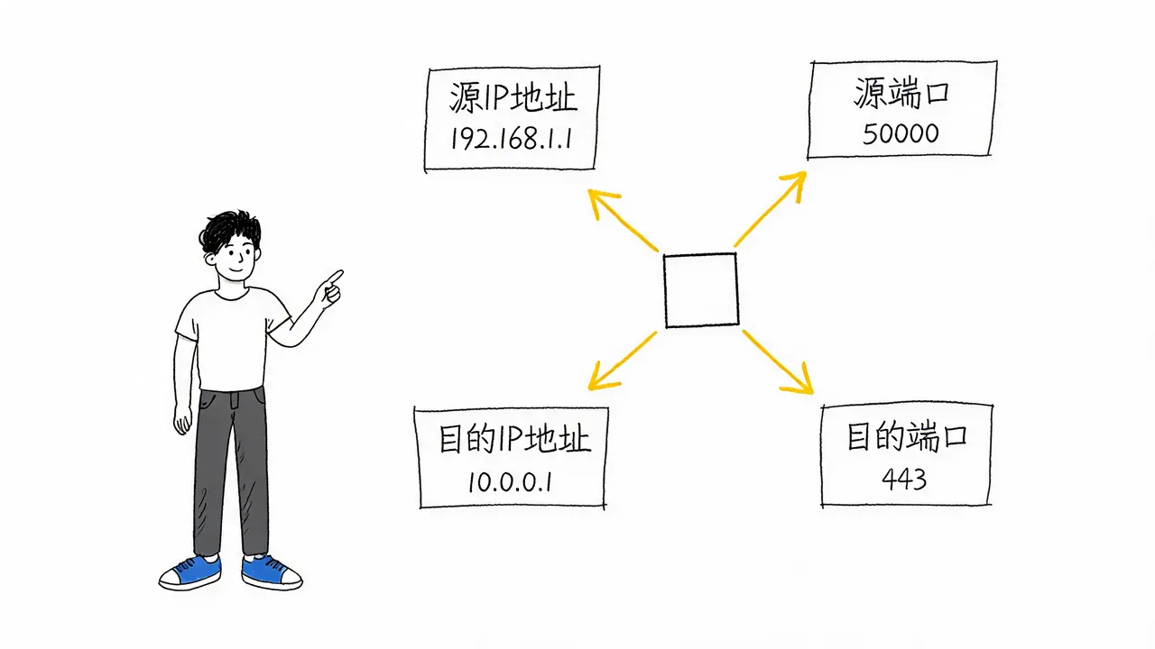 TCP四元组标识机制