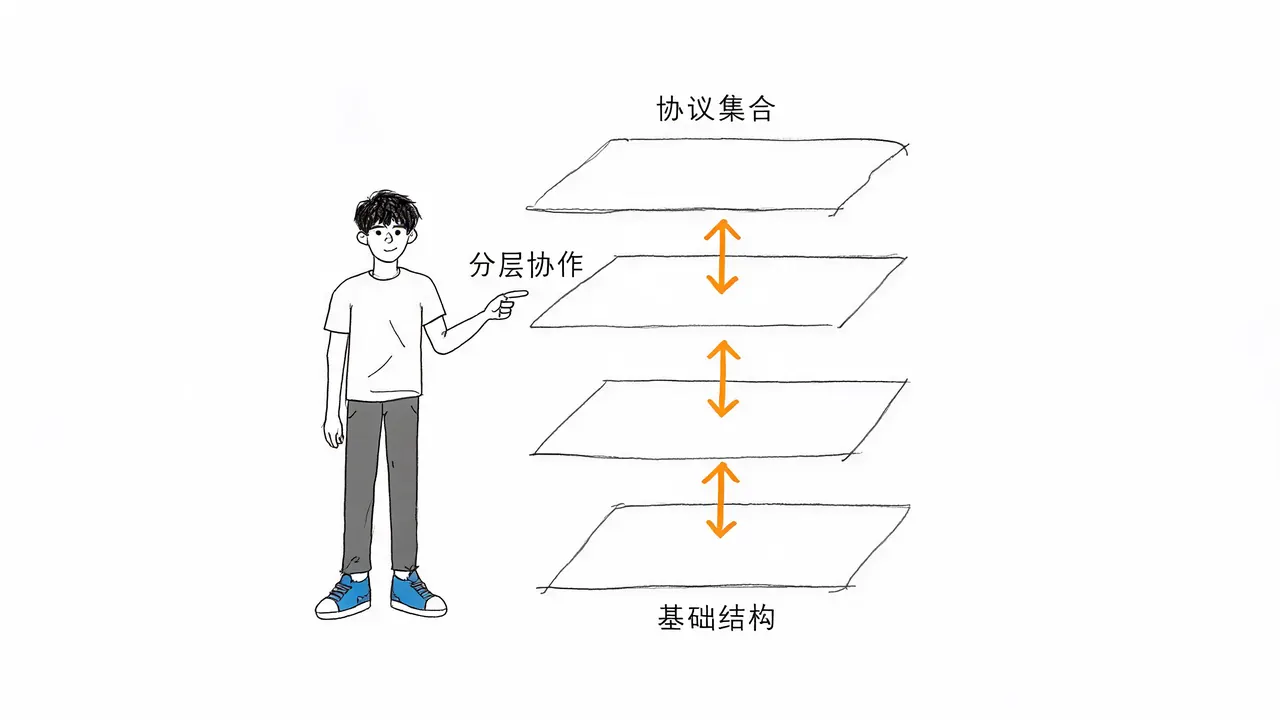 网络协议栈分层协作