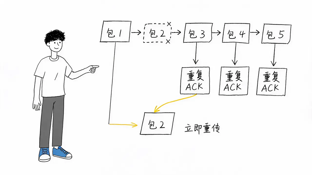 快速重传流程