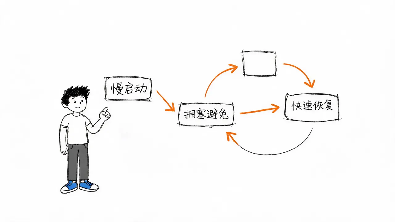拥塞控制四阶段